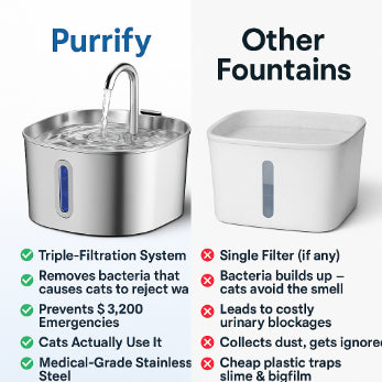Protect your cat from dehydration and urinary emergencies with the Ninemore DNA Fountain